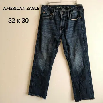AMERICAN EAGLE 다크 블루 청바지 32 x 30 데님