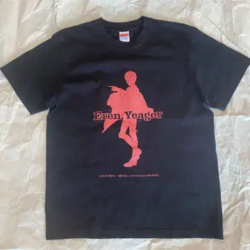 진격의 거인 카라모루쿠지 A상 실루엣 T셔츠 엘렌