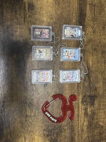 ONE PIECE 아크릴 키링 6개 세트