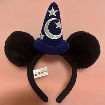 상하이 디즈니 미키 판타지아 머리띠 미키마우스 자수