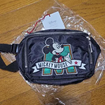 [ 레어 ] Disney x MOUSSY 미키 웨스트 파우치