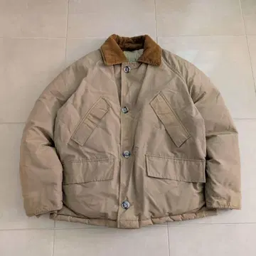 70s LLBean 엘엘빈 필기체 택 매키노 다운 자켓