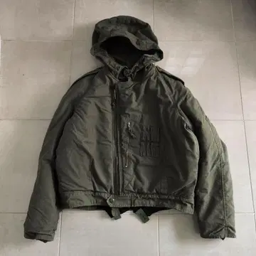 70s 80s 캐나다군 탱크 크루 충전솜 탱커 자켓