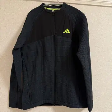 adidas 남성용 자켓 M 블랙/라임