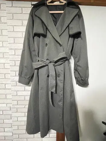 axes femme 그레이 롱 코트
