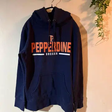 PEPPERDINE 축구 후드티 네이비