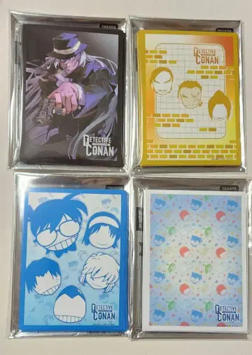 코난 TCG 카드 슬리브 캠페인 4종 컴플리트 40장 세트