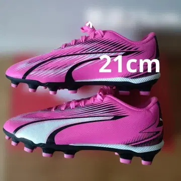 새상품 키즈 PUMA ULTRA 축구화 핑크 21cm