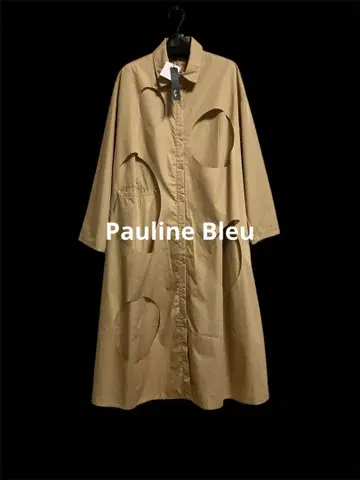 새상품 [Pauline Bleu/폴린 블루] 디자인 셔츠 원피스