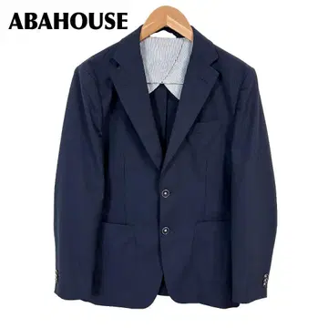 [새상품급] ABAHOUSE 스트레치 테일러드 자켓 2 네이비 무지