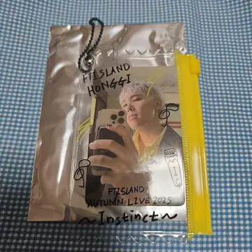 FTISLAND Instinct 트레이딩 카드 포함 카드 파우치 홍기