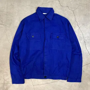 빈티지 유로 자켓 프렌치 커버올 파랑
