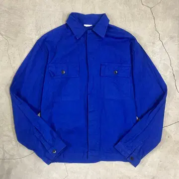 빈티지 유로 자켓 프렌치 커버올 파랑 L 사이즈