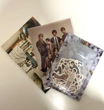 SixTONES 프레이크 씰 미니 클리어 파일 엽서 3세트