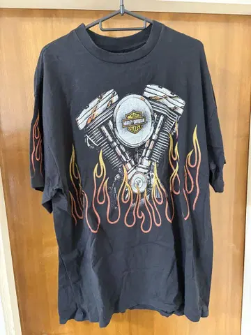 Harley-Davidson 프레임 프린트 T셔츠 XL