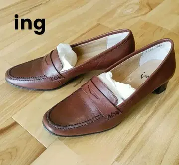 잉그 가죽 신발 로퍼 힐 22.5cm