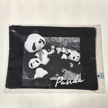 쿠로야나기 테츠코 뮤지엄 파우치 팬더 블랙