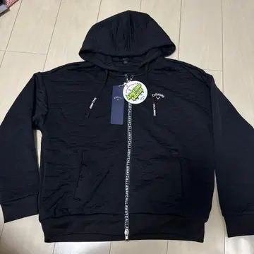 Callaway 블랙 퀼팅 후드티 L 9
