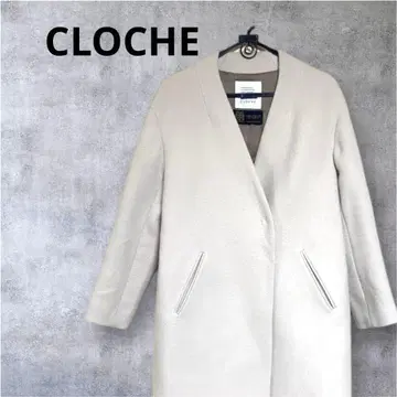 CLOCHE MANTECO 울 노카라 코트 베이지 마테코사제