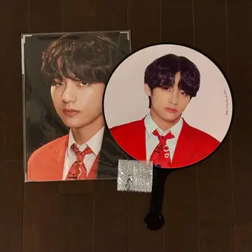 BTS V 부채 프리미엄 사진 MAP OF THE SOUL ON:E