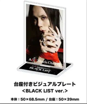 Acid Black Cherry 받침대 포함 비주얼 플레이트