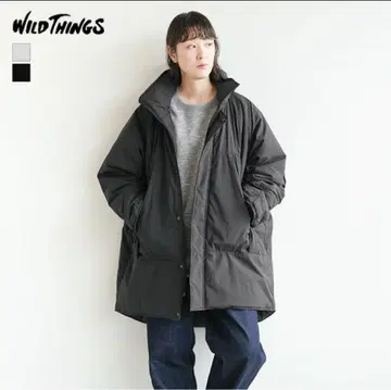 WILDTHINGS 몬스터 파카 블랙 S 사이즈
