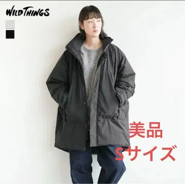 최종 가격 WILDTHINGS MONSTER PARKA 블랙 S 사이즈