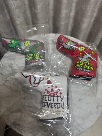 Scotty Cameron 퍼터용 골프헤드커버 3개 세트