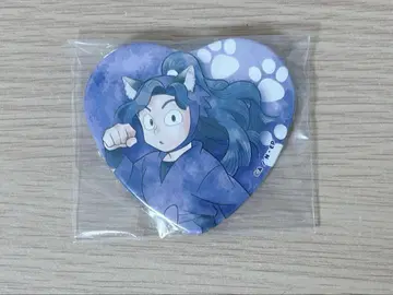 닌타마 란타로 난자타운 하트형 캔뱃지 아야베 키하치로