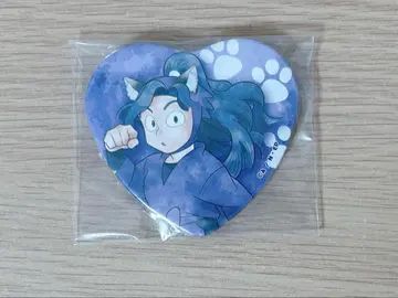 닌타마 란타로 난자타운 하트형 캔뱃지 아야베 키하치로