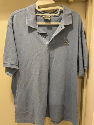 LACOSTE 라이트 블루 피케 셔츠