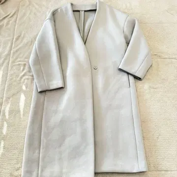 새상품급 Plage 플라주 스펀지 리버 코트 베이지