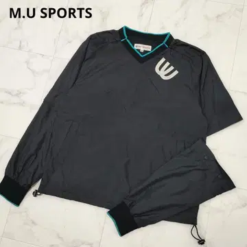 M.U SPORTS 골프 2way 스니드 재킷 소매 탈부착 블랙 38