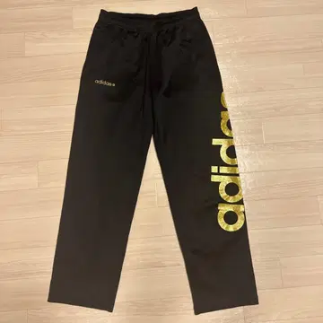 adidas 저지 블랙 골드 M 사이즈