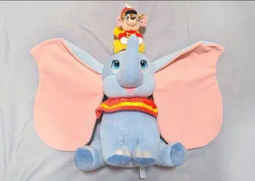 새상품 덤보&티모시 봉제 인형 빅 디즈니 귀여운 귀 택 포함