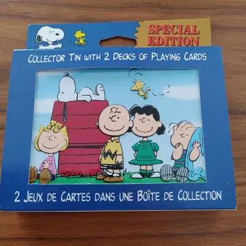 스누피 HOYLE 카드놀이 2개 상자 틴케이스 미개봉 새상품