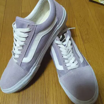 VANS 라벤더 스웨이드 스니커즈