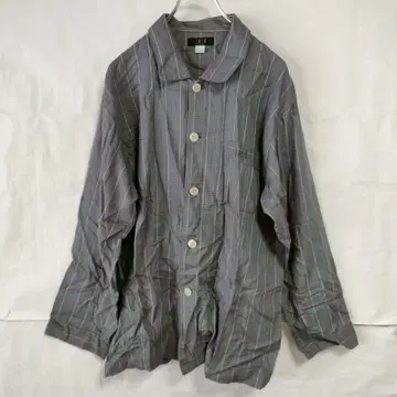 DAKS 닥스 로고 긴팔 셔츠 면 소재 그레이 L 사이즈