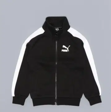 PUMA 집업 자켓 블랙/화이트