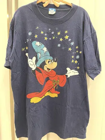 빈티지 Disney 미키마우스 T셔츠 X-LARGE 네이비