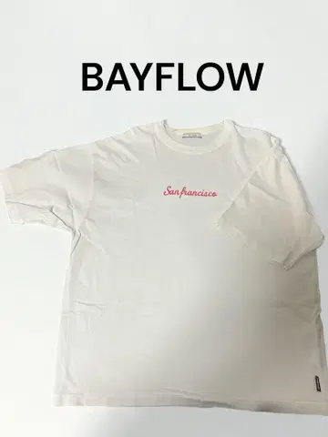 BAYFLOW 샌프란시스코 T셔츠 화이트