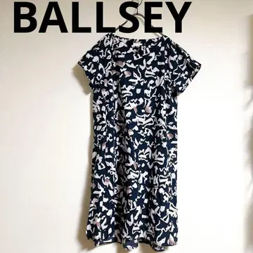 [BALLSEY] 보르지(36) 반팔 무릎 기장 원피스 올 패턴 키넥