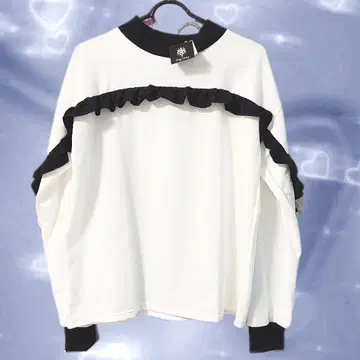 택 포함 DrugHoney 프릴 블라우스 F