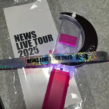 NEWS LIVE TOUR 2025 변신 응원봉 은색 테이프 포함