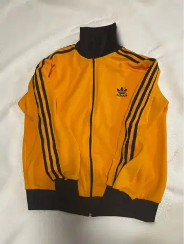 adidas 오렌지 집업 자켓