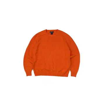 90s USA LANDS'END 코튼 니트 드리프터 스웨터