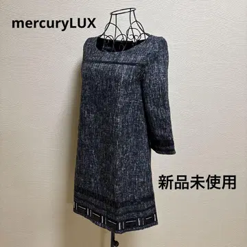 mercuryLUX 미사용 새상품 원피스 스팽글 블랙 울 10%