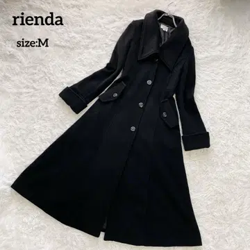 rienda 리엔다 클래식 신데렐라 라인 코트 울 블랙 M
