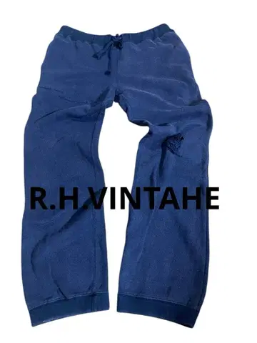 R.H.VINTAHE 네이비 스웨트 팬츠 조거 팬츠