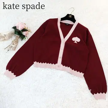 [ 케이트 스페이드/kate spade ] 가디건 로고 마크 겉옷 V넥